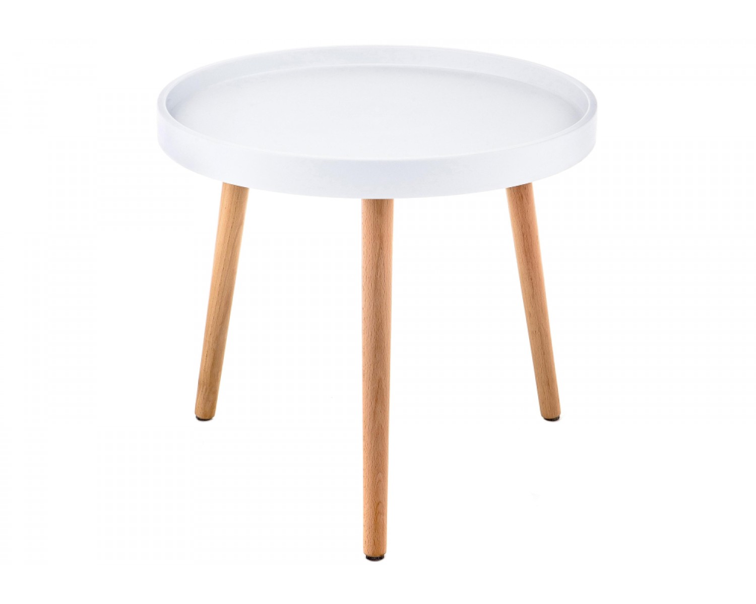 Журнальный столик Hof 50х45 white / wood