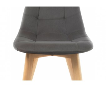 Деревянный стул Filip dark gray / wood