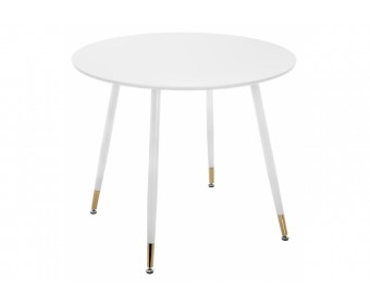 Стол круглый Bianka 80х75 white
