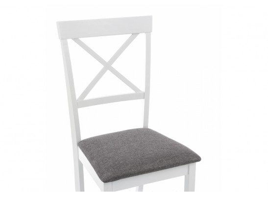 Стул Shem white / light grey