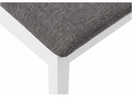 Стул Shem white / light grey