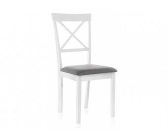Стул Shem white / light grey