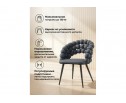 Стул на металлокаркасе Ball dark gray / black