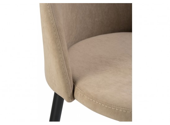 Барный стул Амизуре бежевый / черный матовый