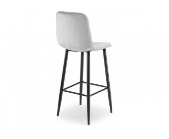 Барный стул Chio light gray / black