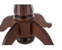 Деревянный стол Павия круглый орех / коричневая патина