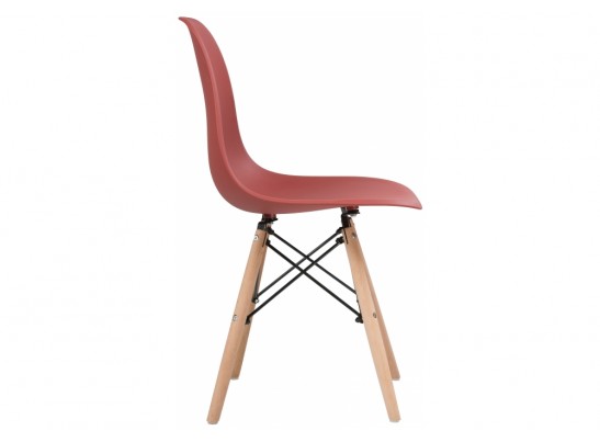 Пластиковый стул Eames PC-015 bordeaux