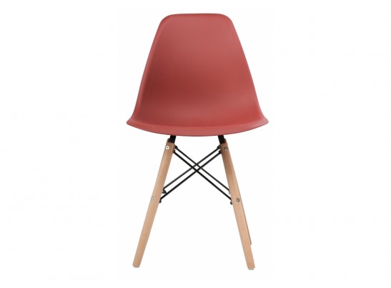 Пластиковый стул Eames PC-015 bordeaux