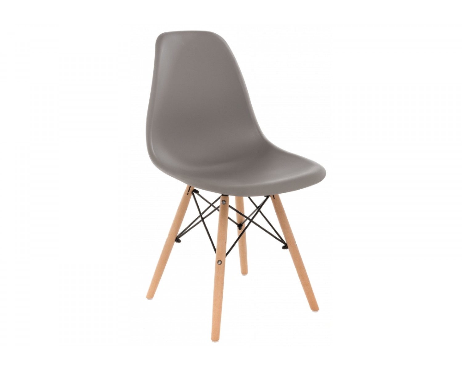 Пластиковый стул Eames PC-015 серый