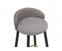 Полубарный стул Kardial gray / black