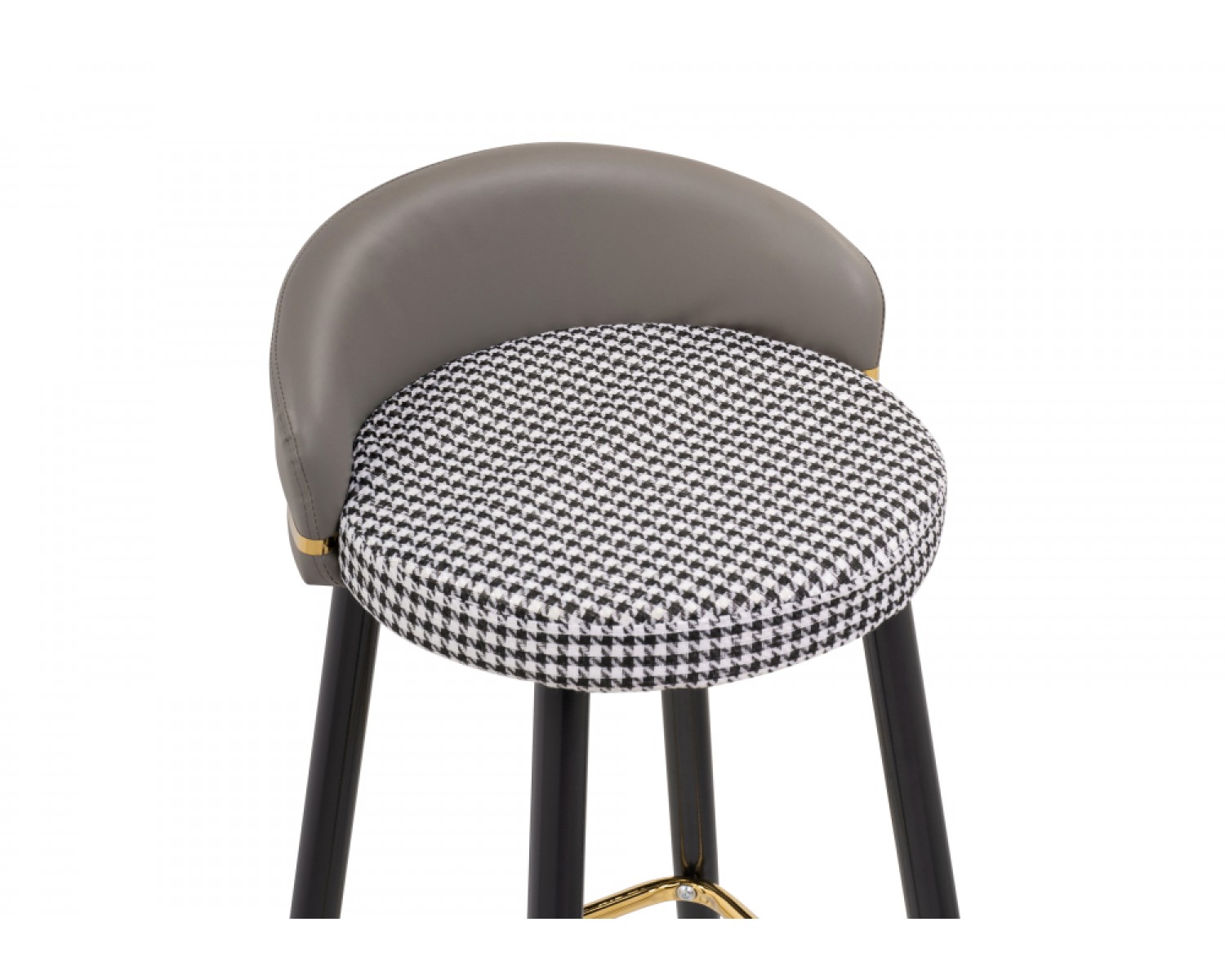 Полубарный стул Kardial gray / black
