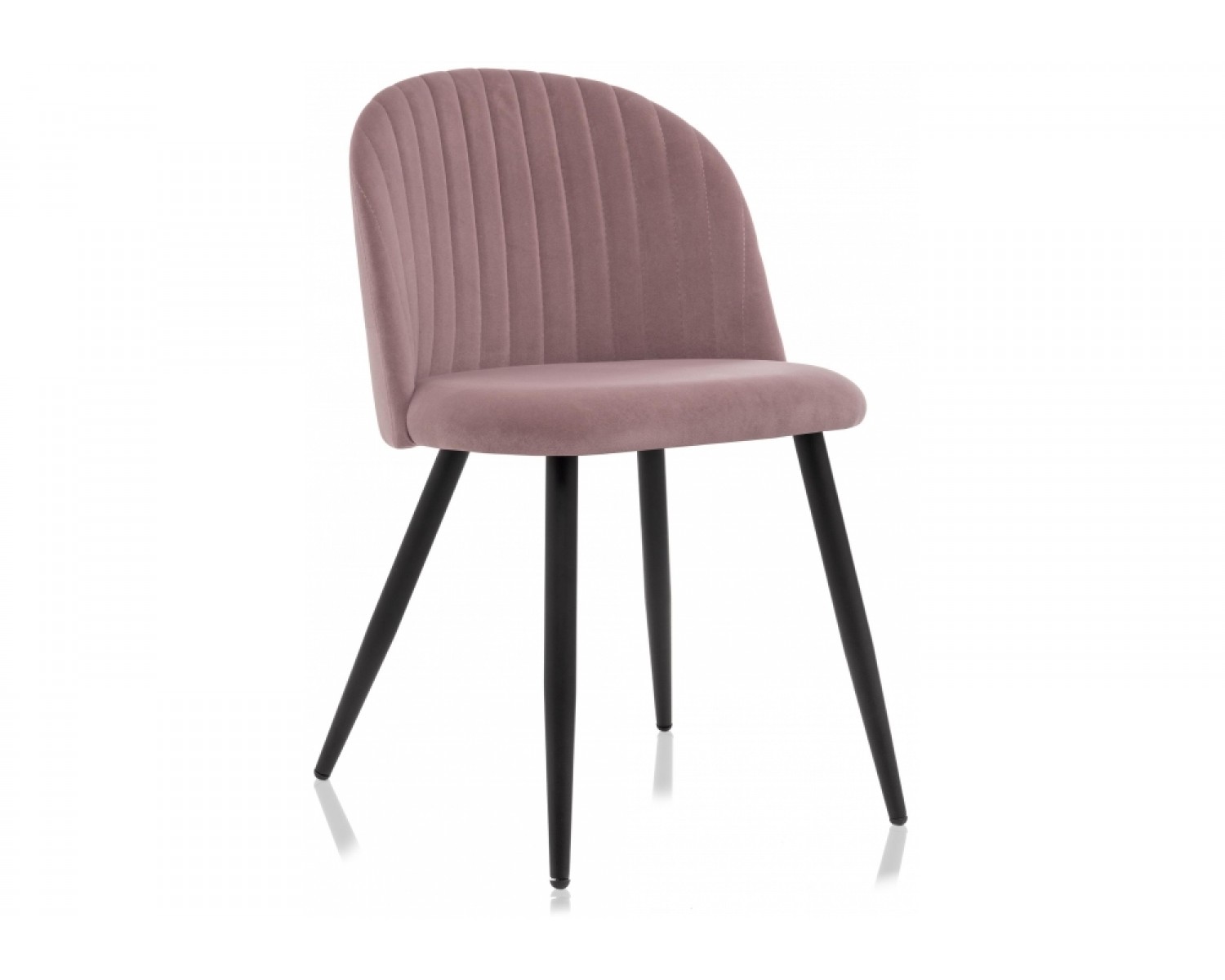 Стул на металлокаркасе Gabi 1 light purple / black