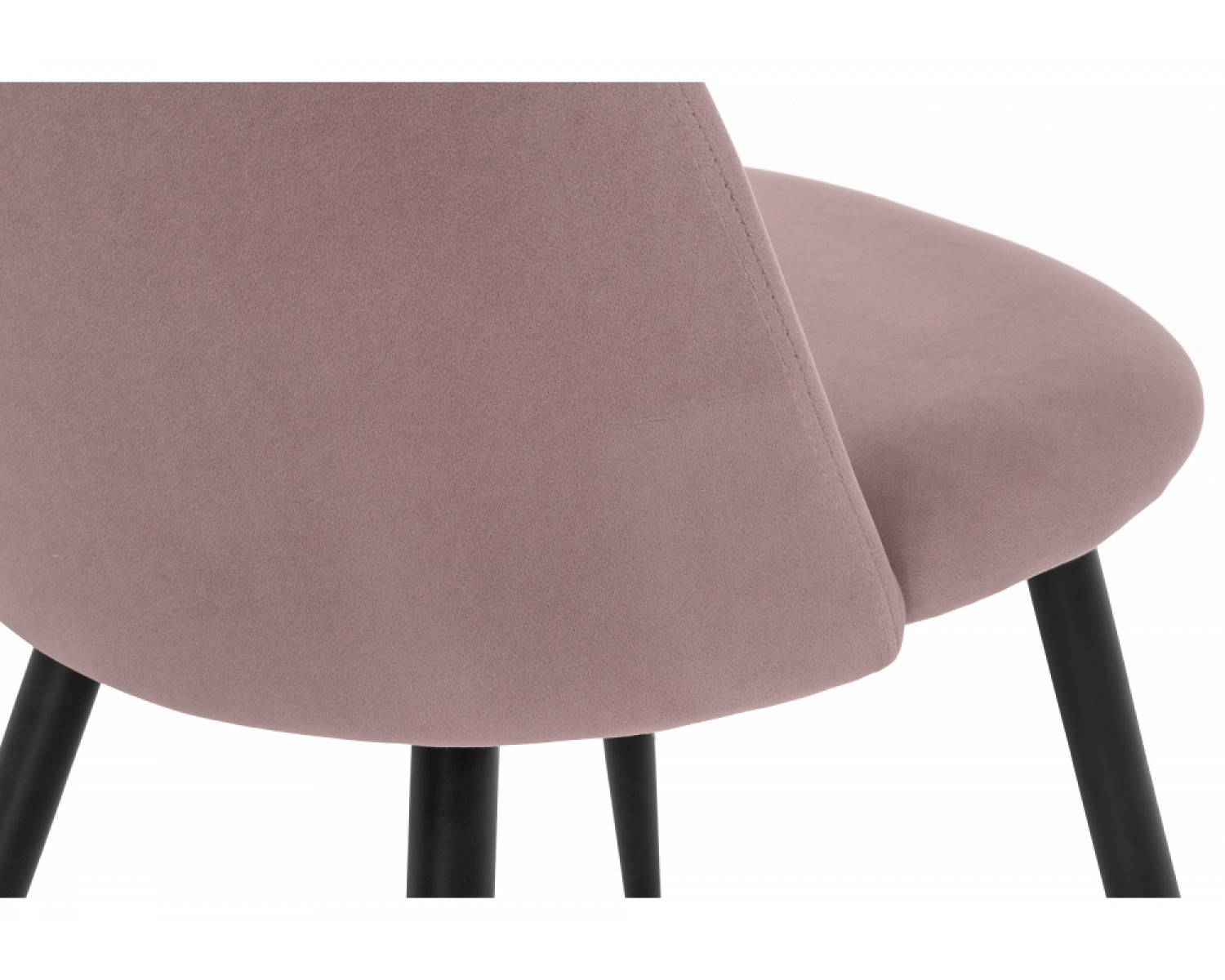 Стул на металлокаркасе Gabi 1 light purple / black