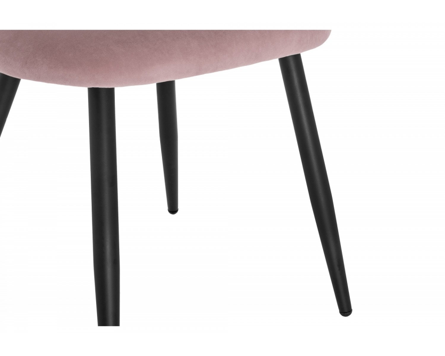 Стул на металлокаркасе Gabi 1 light purple / black