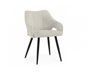 Стул на металлокаркасе Hera beige / black