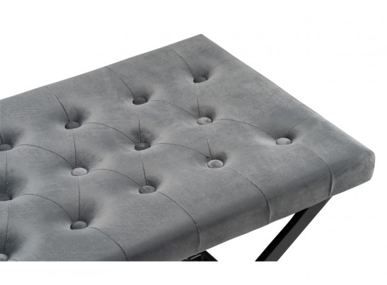 Табурет German dark grey / black
