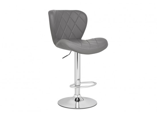 Барный стул Porch gray / chrome