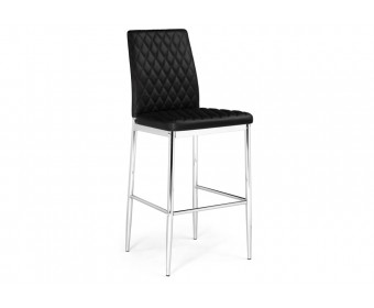 Барный стул Teon black / chrome