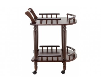 Cервировочный стол Trolly 64х39х80 oak