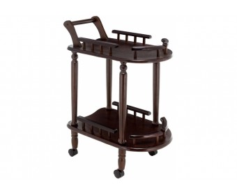 Cервировочный стол Trolly 64х39х80 oak