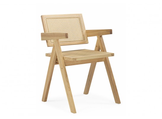 Деревянный стул Rattan wood