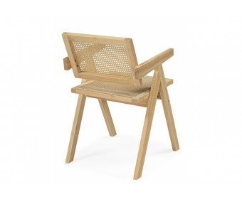 Деревянный стул Rattan wood