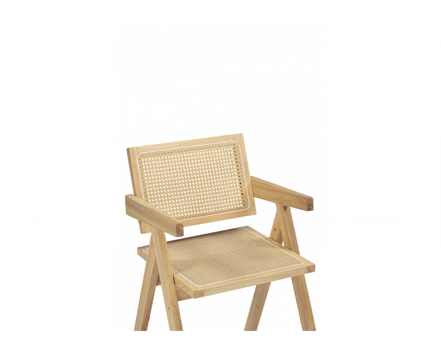 Деревянный стул Rattan wood