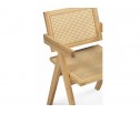 Деревянный стул Rattan wood