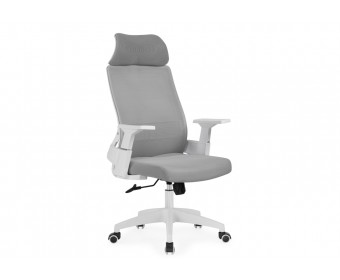 Компьютерное кресло Flok gray / white