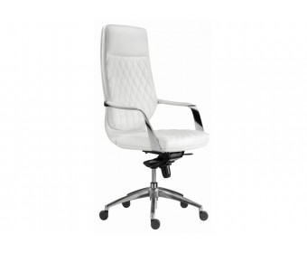 Компьютерное кресло Isida white / satin chrome