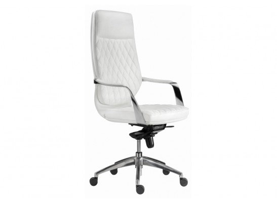 Компьютерное кресло Isida white / satin chrome