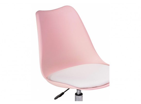 Компьютерное кресло Kolin pink / white