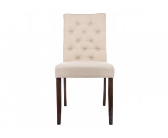 Стул Amelia dark walnut / fabric cream