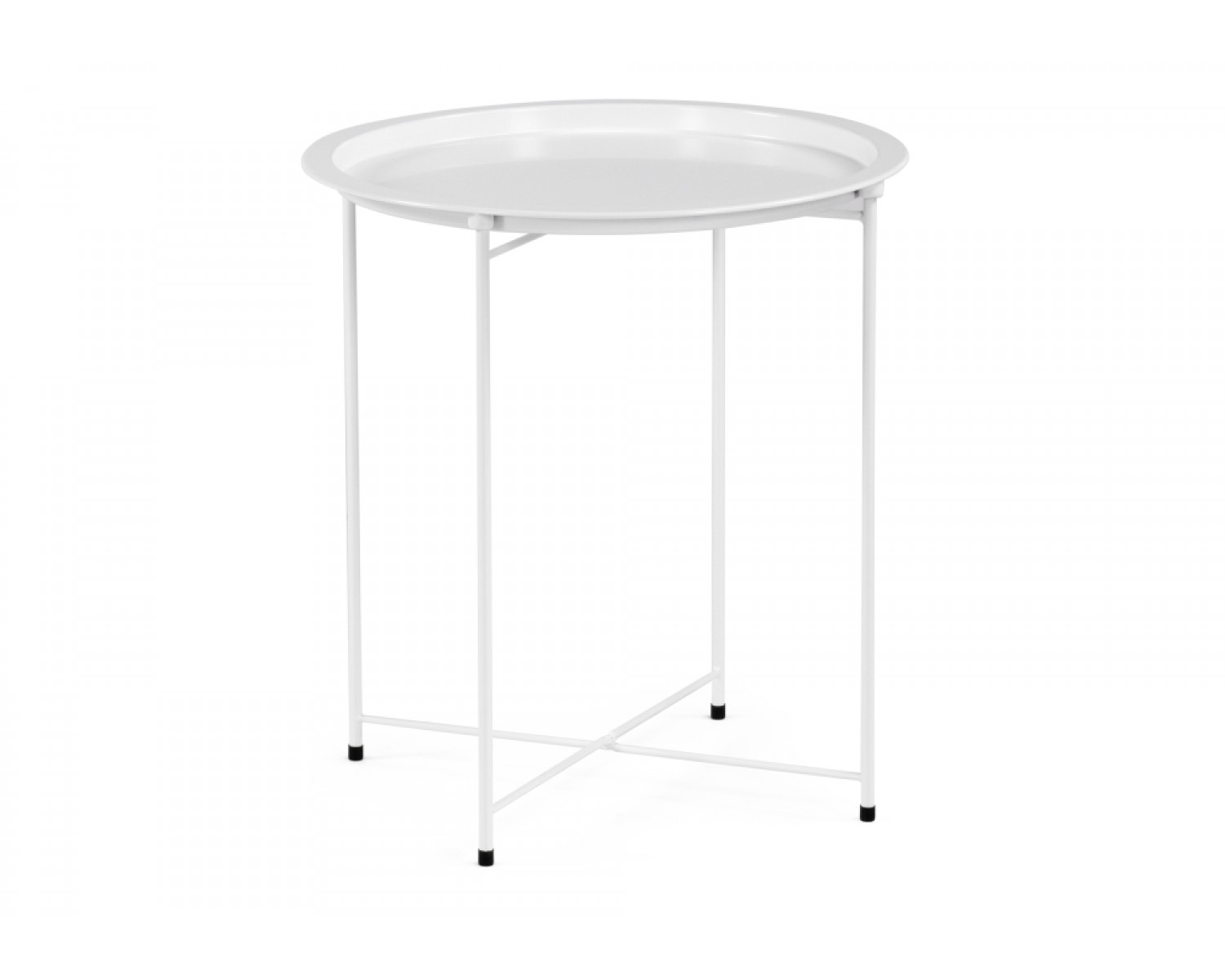 Журнальный столик-поднос Tray 47х51 white