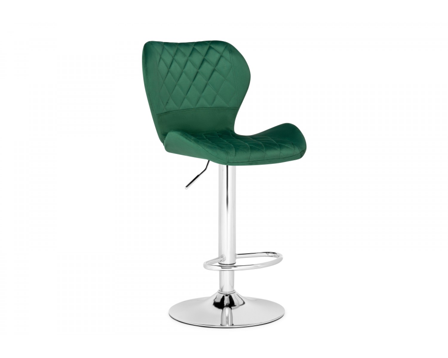 Барный стул Porch green / chrome