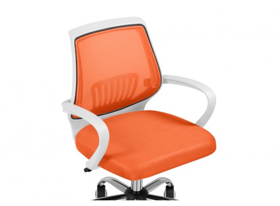 Компьютерное кресло Ergoplus orange / white