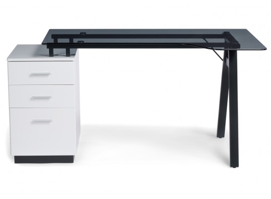 Компьютерный стол Torvi white / black