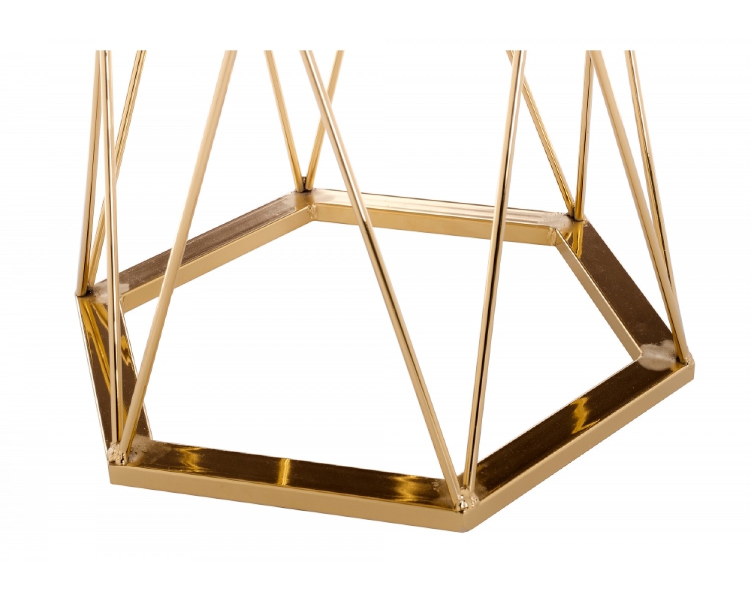Стол Melan white / gold