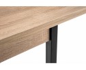 Стол Оригон 120(160)х70х77 сонома / черный матовый