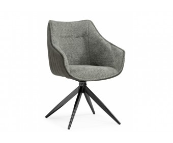 Стул на металлокаркасе Kansas gray / graphite gray / black
