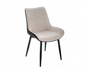 Стул Seda light beige / dark brown