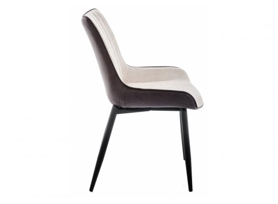 Стул Seda light beige / dark brown