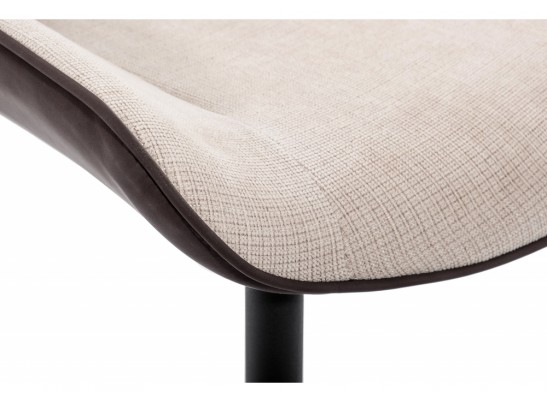 Стул Seda light beige / dark brown