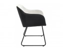 Стул Stef light grey / black