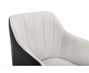 Стул Stef light grey / black