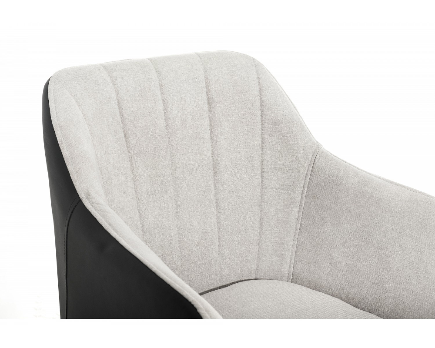 Стул Stef light grey / black