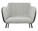 Стул Stef light grey / black