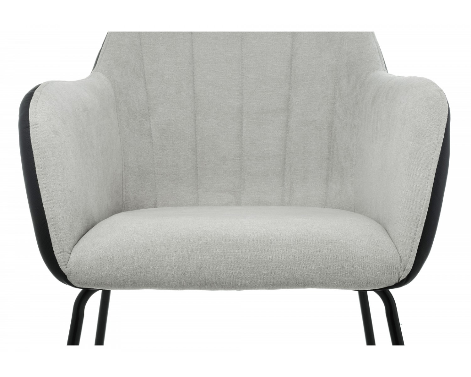 Стул Stef light grey / black