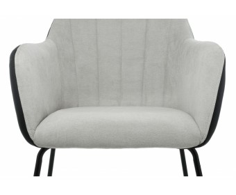 Стул Stef light grey / black