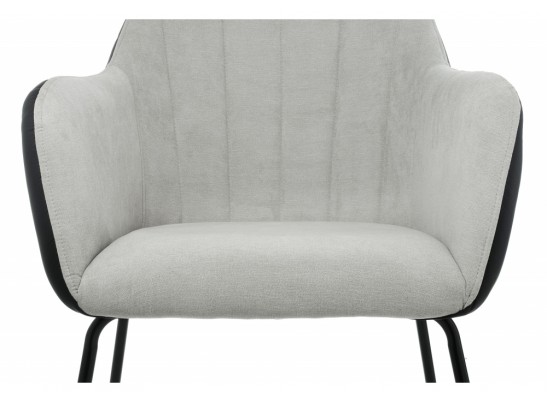 Стул Stef light grey / black